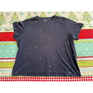 Old Navy EveryWear Navy Star Print T-Shirt Size XL